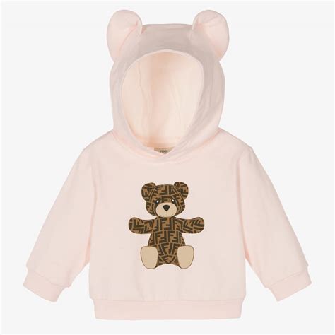 fendi baby jurk|fendi baby girl hoodie.